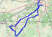 BIAŁA RAWSKA-JERUZAL-MSZCZONÓW 2-09-2023 - mapa trasy gps - rower szosowy