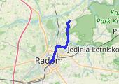 Evening_Ride - mapa trasy gps - rower szosowy