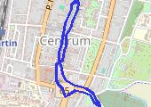 Zwiedzanie Martina 2023-06-22 19:41 - mapa trasy gps - spacer