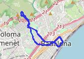 Spacer z Franem 2023-09-25 19:05 - mapa trasy gps - spacer