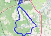 Rowerem po okolicy - mapa trasy gps - rower trekkingowy