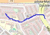 Trasa z dnia 2023-10-22 22:09 - mapa trasy gps - marsz