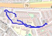 Trasa z dnia 2023-10-31 09:40 - mapa trasy gps - marsz