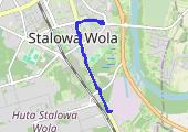 Trasa z dnia 2023-10-07 07:41 - mapa trasy gps - rower trekkingowy