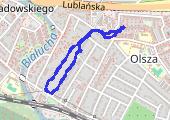 Trasa z dnia 2023-11-07 13:35 - mapa trasy gps - marsz