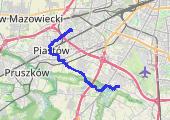 powrót 28-10-2023 - mapa trasy gps - rower szosowy