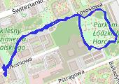 Z Perro 2023-12-17 08:26 - mapa trasy gps - spacer