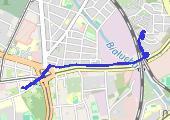 Trasa z dnia 2023-12-11 08:27 - mapa trasy gps - rower górski