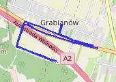 Trasa z dnia 2023-12-20 18:36 - mapa trasy gps - nordic walking