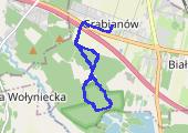 Trasa z dnia 2023-12-25 13:24 - mapa trasy gps - nordic walking