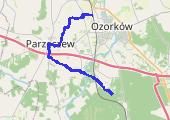 Trasa z dnia 2013-08-25 Ozorków - Grotniki - mapa trasy gps - marsz