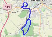 Rower Zalew - mapa trasy gps - rower górski