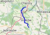 TOKARNIA-STARE KOTLICE - mapa trasy gps - kajak