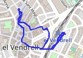 Zwiedzanie El Vendrell 2024-06-04 14:47 - mapa trasy gps - spacer