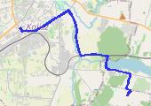 Trasa z dnia 2013-08-24 10:03 - mapa trasy gps - rower szosowy