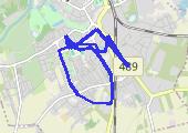 Trasa z dnia 2024-10-15 19:01 - mapa trasy gps - rower górski