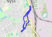 Trasa z dnia 2024-10-16 06:57 - mapa trasy gps - rower górski