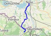 Trasa z dnia 2024-10-26 17:25 - mapa trasy gps - rower górski