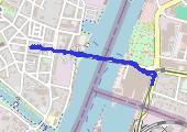 Do Francji przez most 2024-10-25 23:38 - mapa trasy gps - spacer