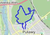 Spacer 28.04.2024 - mapa trasy gps - nordic walking