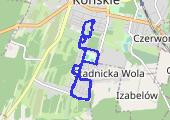 Trasa z dnia 2024-10-31 18:28 - mapa trasy gps - nordic walking
