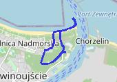 'Świnoujście 2024-11-04 11:27 - mapa trasy gps - spacer