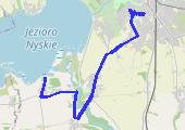 Trasa z dnia 2024-11-25 17:15 - mapa trasy gps - rower górski