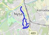 Trasa z dnia 2024-11-26 07:32 - mapa trasy gps - rower górski
