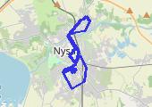 Trasa z dnia 2024-11-29 17:33 - mapa trasy gps - rower górski