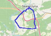 Zemsko - mapa trasy gps - rower trekkingowy