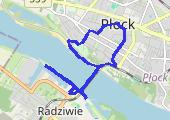 'Płock 2025-09-07 19:20 - mapa trasy gps - spacer