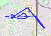 Trasa z dnia 2025-09-09 21:10 - mapa trasy gps - rower górski