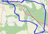 16,9,25 - mapa trasy gps - rower górski
