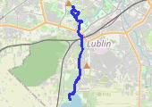 Trasa z dnia 2025-09-22 19:29 - mapa trasy gps - rower trekkingowy
