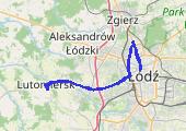 Z działki i z drukarką do naprawy, E 2093 NBN 2025-09-17 17:21 - mapa trasy gps - samochód