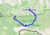 'Giewont 2025-12-19 17:29 - mapa trasy gps - wędrówka