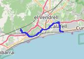 Calafell - Roda de Berà, Wojtek 2025-12-06 10:49 - mapa trasy gps - samochód