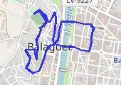 Zwiedzanie Belaguer i marokański lunch 2025-12-07 15:56 - mapa trasy gps - wędrówka