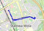 Trasa z dnia 2025-12-21 09:12 - mapa trasy gps - rower trekkingowy