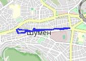 Zwiedzanie Szumen, kolacja 2026-01-03 20:43 - mapa trasy gps - wędrówka