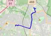 Do ZOL Grabieniec, E 2093 NBN 2026-02-23 11:22 - mapa trasy gps - samochód