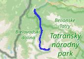 'Malý Ľadový 2026-06-27 17:40 - mapa trasy gps - wędrówka
