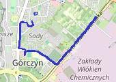 M.A.C. - Narutowicza - mapa trasy gps - marsz