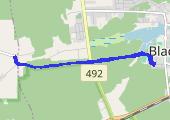 Rowerem po okolicy - mapa trasy gps - rower trekkingowy