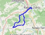 Rabka - Harkabuz - Piekielnik - Pieniążkowice - Rabka z dnia 2026-07-28 - trasa rowerowa