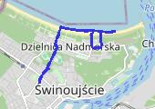 Wejście nr 9 - wejście nr 16 - wejście nr 9 - ul. Matejki 6E - mapa trasy gps - marsz