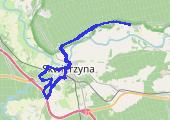 Okolice - mapa trasy gps - rower trekkingowy