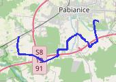 Trasa z dnia 2026-08-09 18:22 - mapa trasy gps - rower górski