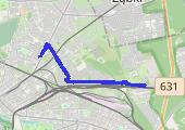 Trasa z dnia 2026-08-15 09:53 - mapa trasy gps - nordic walking