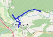 Świniary - mapa trasy gps - rower trekkingowy